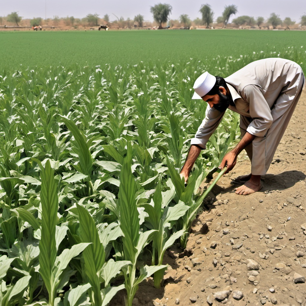 a man in a field of plantsImpacts of Government of Pakistan Policies on Agriculture.